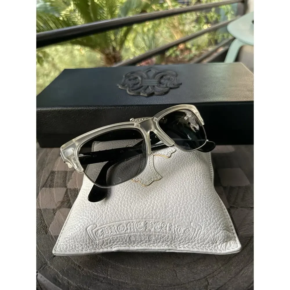 Chrome Hearts Klosterf*ck Sunglasses Two Tone Clear Black Rare Discontinued